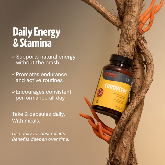 Organic Cordyceps Capsules – 120 Count