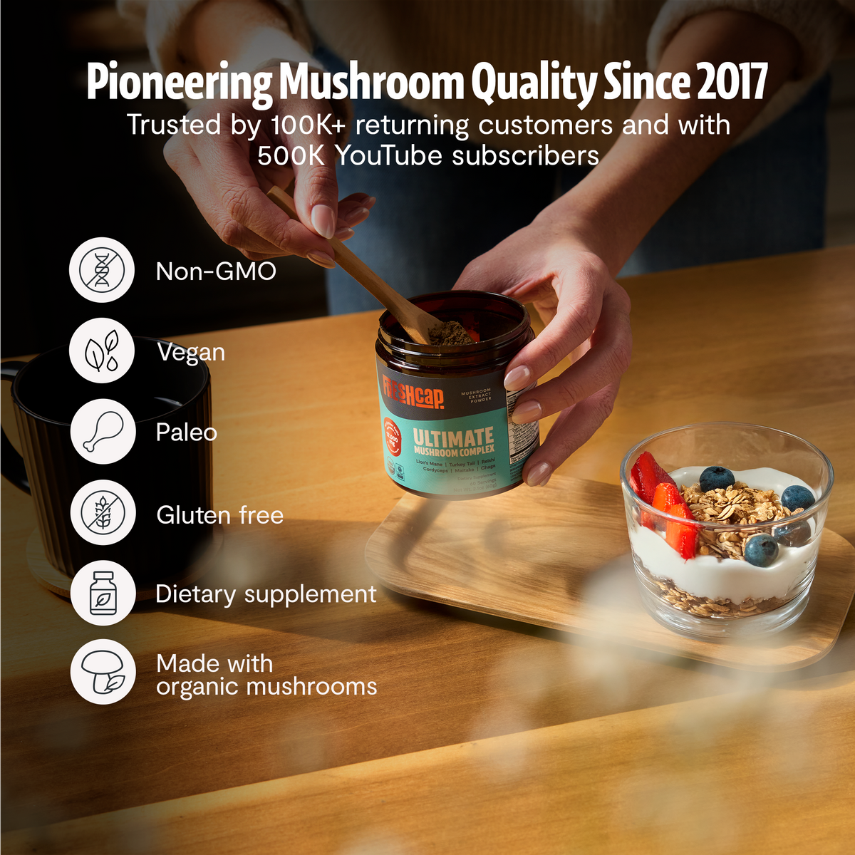 Ultimate Six-Mushroom Complex Powder