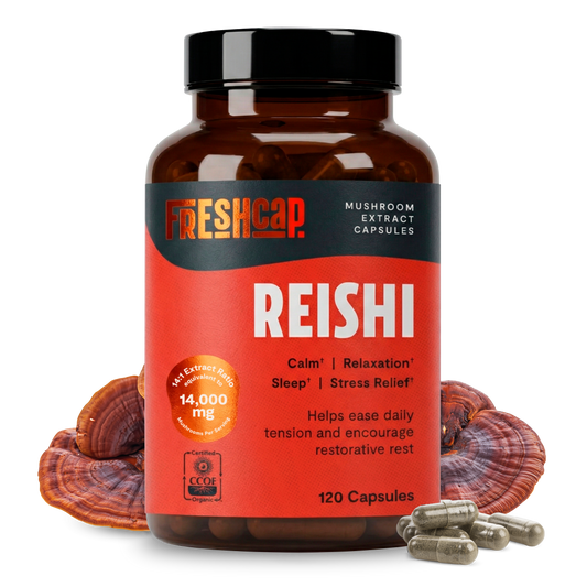 Organic Reishi Capsules – 120 Count