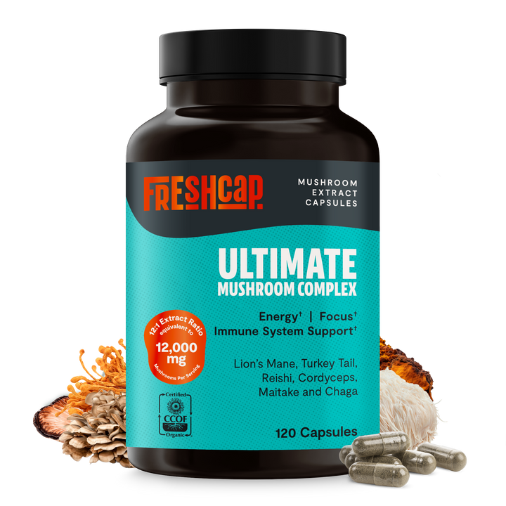Organic Six-Mushroom Complex Capsules
