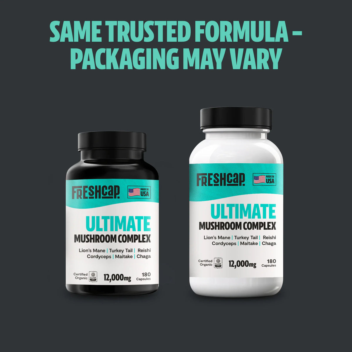 Organic Six-Mushroom Complex Capsules